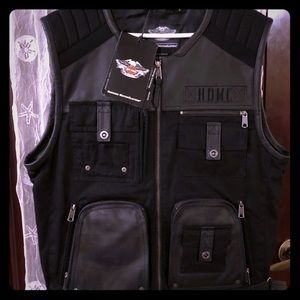 Harley Davidson Leather Jacket Vest